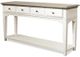 Riverside Furniture Myra Natural Sofa Table with Paperwhite Base-1