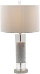 A & B Home Clear/White Table Lamp-1