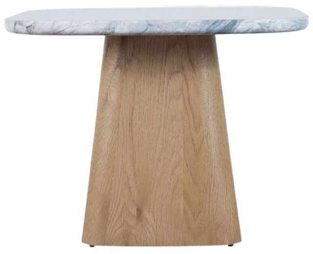 Hooker® Furniture Commerce and Market Hudson Gray Low Nesting Table with Natural Oak Base-2