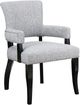 Olliix by Madison Park Grey Dawson Arm Dining Chair-0