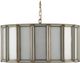 Currey & Company Daze Antique Brass/White Large Pendant Lighting-2