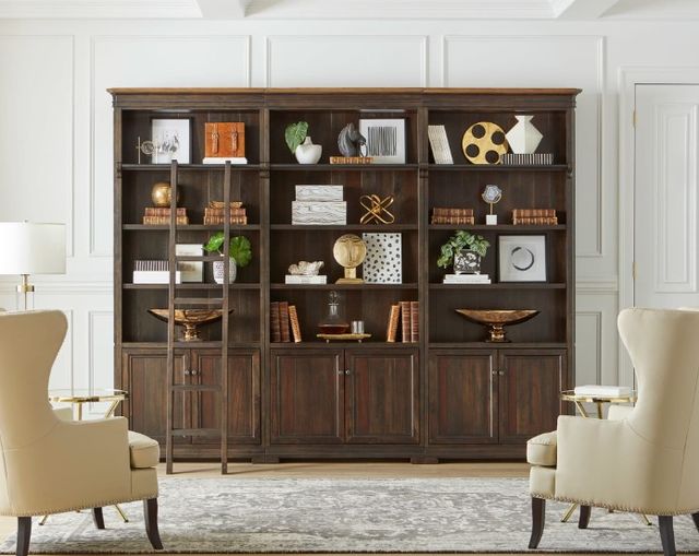 Martin Furniture Sonoma Dark Roast 94" Library Wall-2