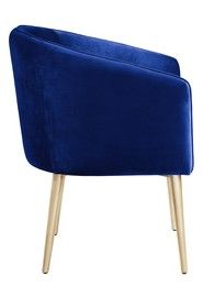 Mazin Furniture Nikki Navy Accent Chair-2