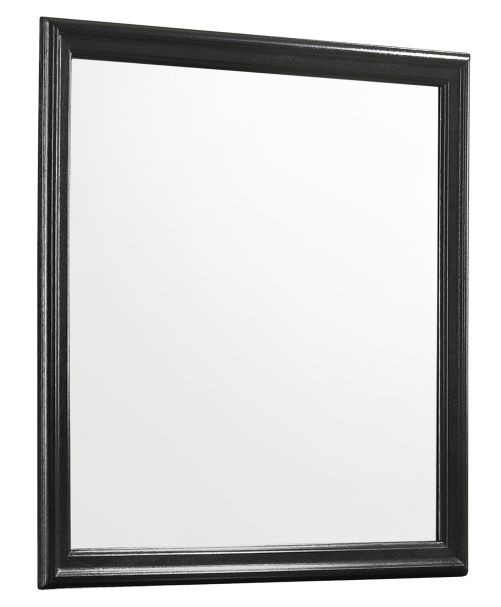 Crown Mark Amalia Black Dresser Mirror-0