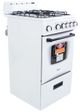 Avanti® 20" White Freestanding Gas Range-2