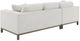 Coaster® Geneva 2-Piece Sand Left Arm Facing Sectional and Chaise-3