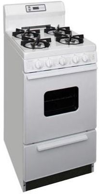 Premier 20" White Freestanding Range