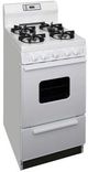 Premier 20" White Freestanding Gas Range-0