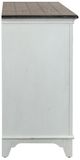 Liberty Furniture Allyson Park Charcoal/Wirebrushed White 58" Dresser-4