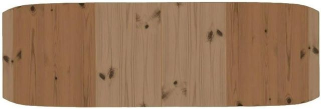 Mavin Customizable 84" Boat Extendable Dining Table with 2 Leaves-3