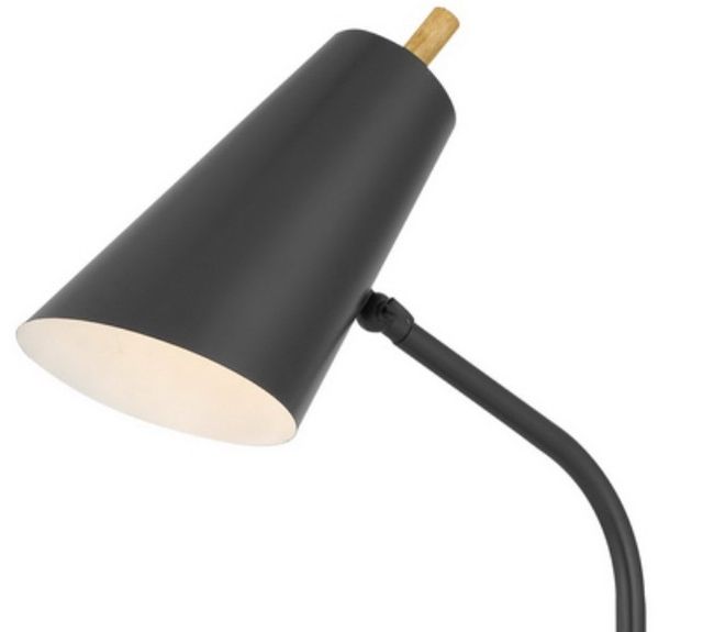 Cal® Lighting & Accessories Carthage Oiled Rubbed Bronze/Wood Floor Lamp-4