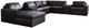 Signature Design by Ashley® ModMax II 8-Piece Black Left-Arm Facing Sectional with Chaise and Audio Consoles-0