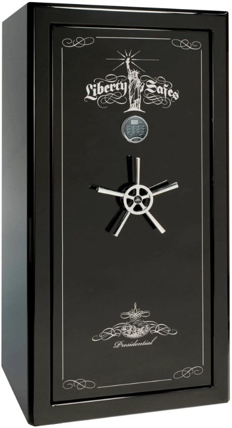 Liberty Safe Presidential Black Gloss 25 Electronic Lock Gun Safe-0