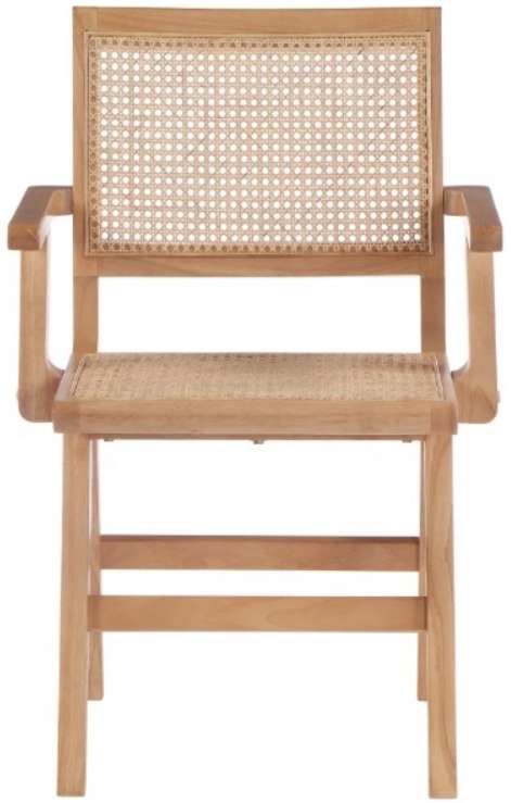 Meridian Furniture Preston Natural Dining Arm Chair-1
