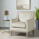 Elements International Augusta Otto Snow Chair-4