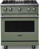 Viking® 5 Series 30" Eucalyptus Pro Style Gas (LP) Range with Polished Chrome Trim-0