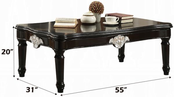 ACME Furniture Ernestine Black Coffee Table-2