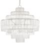 Currey & Company Sommelier Opaque White Blanc Chandelier-0
