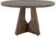 International Furniture Direct Balam Black Round Dining Table-0