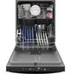 GE® 24" Black Top Control Built-In Dishwasher-3