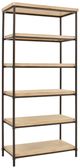 aspenhome® Logan Wheat Open Display Bookcase-0