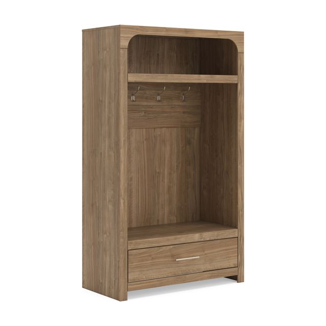 Signature Design by Ashley® Dovander Brown Hall Tree with Storage Bench-0