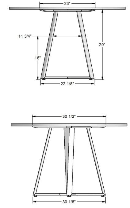 Amisco Customizable Dirk Dining Table-1