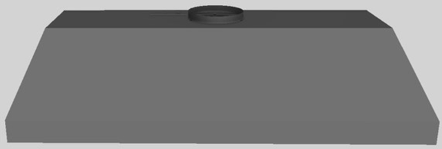 Vent-A-Hood® 54" Gunsmoke Wall Mounted Liner Insert-0
