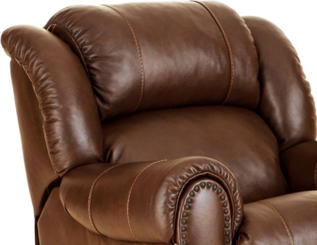 HomeStretch Laredo Cognac Leather Power Rocker Recliner-1