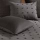 Olliix by Urban Habitat Charcoal King/California King Brooklyn Cotton Jacquard Comforter Set-5