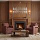 Uttermost® Tisdell Blush/Canyon Swivel Glider-1