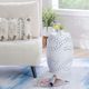 Powell® Salma White Side Table-1