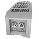Hestan® Professional 12" Stainless Steel Outdoor Double Side Burner-1