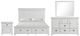 New Classic® Home Furnishings Jamestown 4-Piece White Eastern King Storage Panel Bedroom Set-0