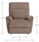 La-Z-Boy® Jay Sterling Power Rocking Recliner with Headrest and Lumbar-5
