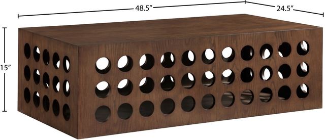 Meridian Furniture Kinsley Brown Coffee Table-3