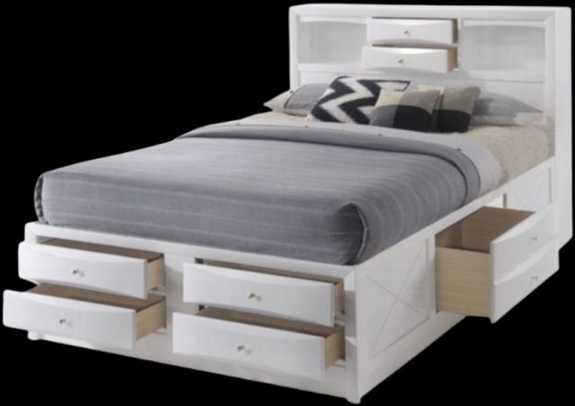 ACME Furniture Ireland White Queen Bookcase Bed-3