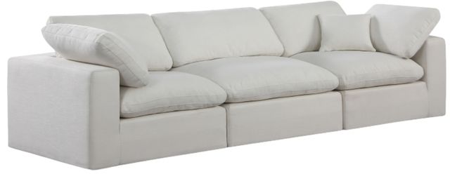 Meridian Furniture Comfy 3-Piece Cream Modular Sectional-0