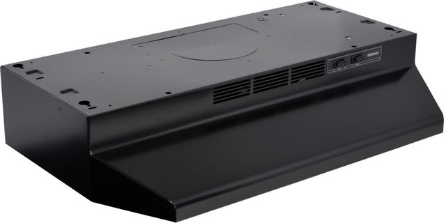 Broan® 30" Black Convertible Under Cabinet Hood-2