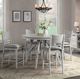 Intercon Modern Rustic Weathered White Round Counter Table-1