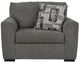 Signature Design by Ashley® Gardiner Pewter Chair and a Half-1