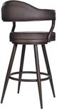 Armen Living Justin Brown/Java Brown Bar Stool-4