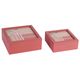 A & B Home 2-Piece Red Box Set-0