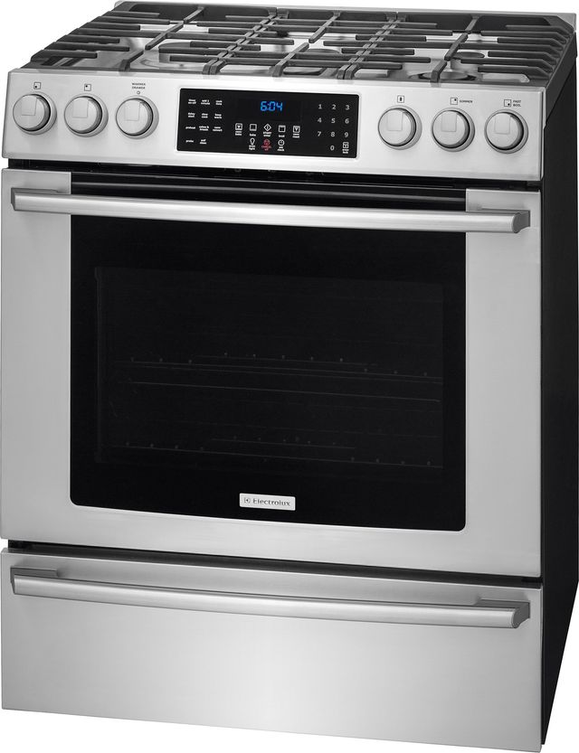Clearance Electrolux 30" Stainless Steel Slide In Gas Range-3