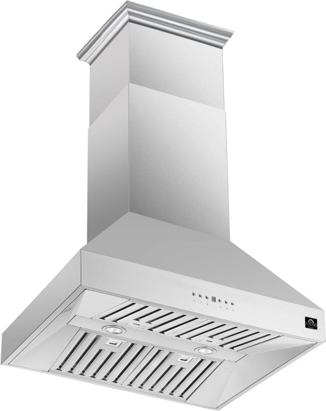 FORNO® Coppito 36" Stainless Steel Island Range Hood-2