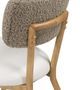 TOV Furniture Bobbie Cream/Gray Dining Side Chair-5