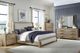 American Woodcrafters Arlington 4-Piece Nutmeg Queen Upholstered Bedroom Set-1