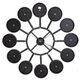 YHD Multi-Colored Wall Clock-5