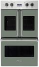 Viking® 7 Series 30" Eucalyptus Double Electric French-Door Wall Oven-0