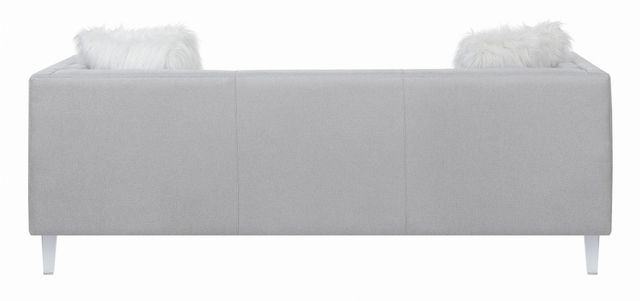 Coaster® Glacier 2-Piece Light Grey Living Room Set-3
